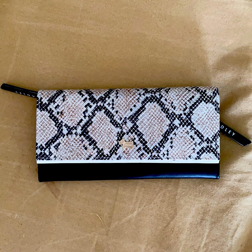Radley leather & snakeskin wallet